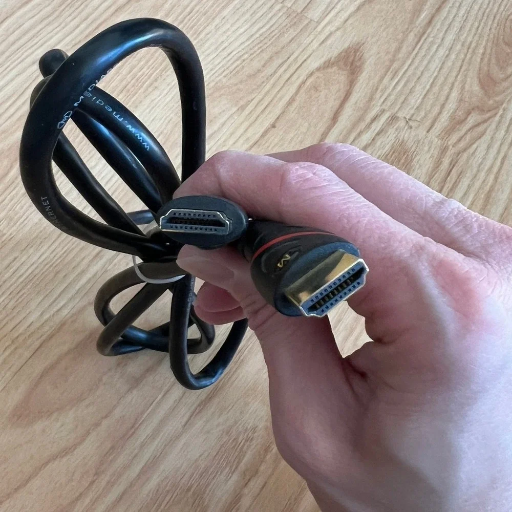MediaBridge HDMI Cable Unisex OS Black Very Good High Speed Ethernet 6ft